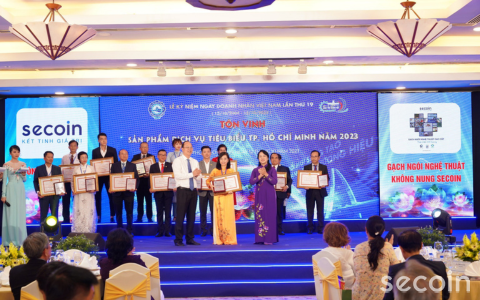 Chúc mừng Secoin đạt danh hiệu Sản phẩm, Dịch vụ tiêu biểu TP.HCM 2023